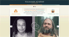 Desktop Screenshot of anandayoga.eu