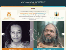 Tablet Screenshot of anandayoga.eu